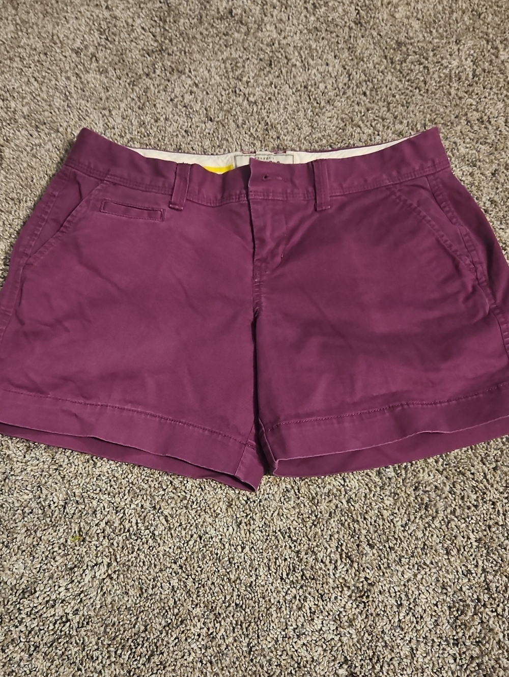 Old Navy Plum Casual Chino Shorts